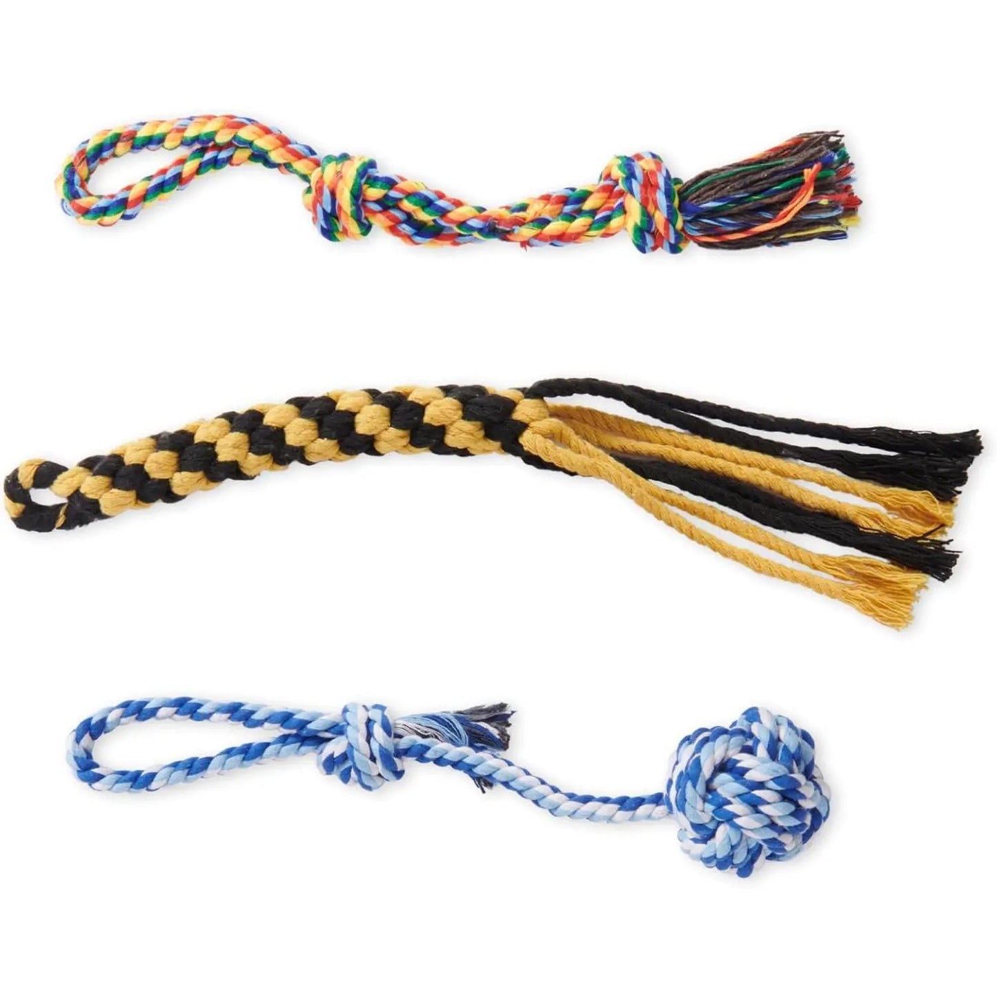 Spring Pole Rope Toys - Tug of War for Pitbull Medium to Large Dogs, Indoor Outdoor Use Bungee Exercise Ropes Builder Interactive Toys (Door Style)