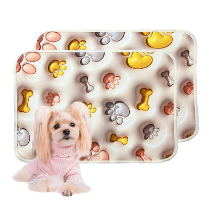 Qeils 36"X41" Washable Puppy Pee Pads | Super Absorbent, Waterproof & Reusable Non-Slip Training Mat for Floor/Crate Pet Supplies Poodle Dogs#Summervibes #Petlovers