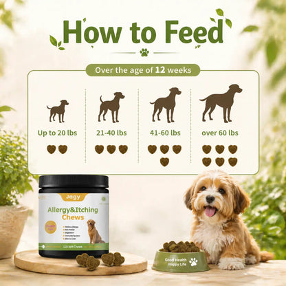 Jagy Omega-3 Allergy Relief Chews for Dogs - 120 Naturalsoft Chews Fish Oil Treats for Itchy Skin, Hot Spots & Shedding Advanced Skin & Coat Vitamins with Soothingsupport for Healthy Pet Skin & Coat,#Summervibes #Petlovers