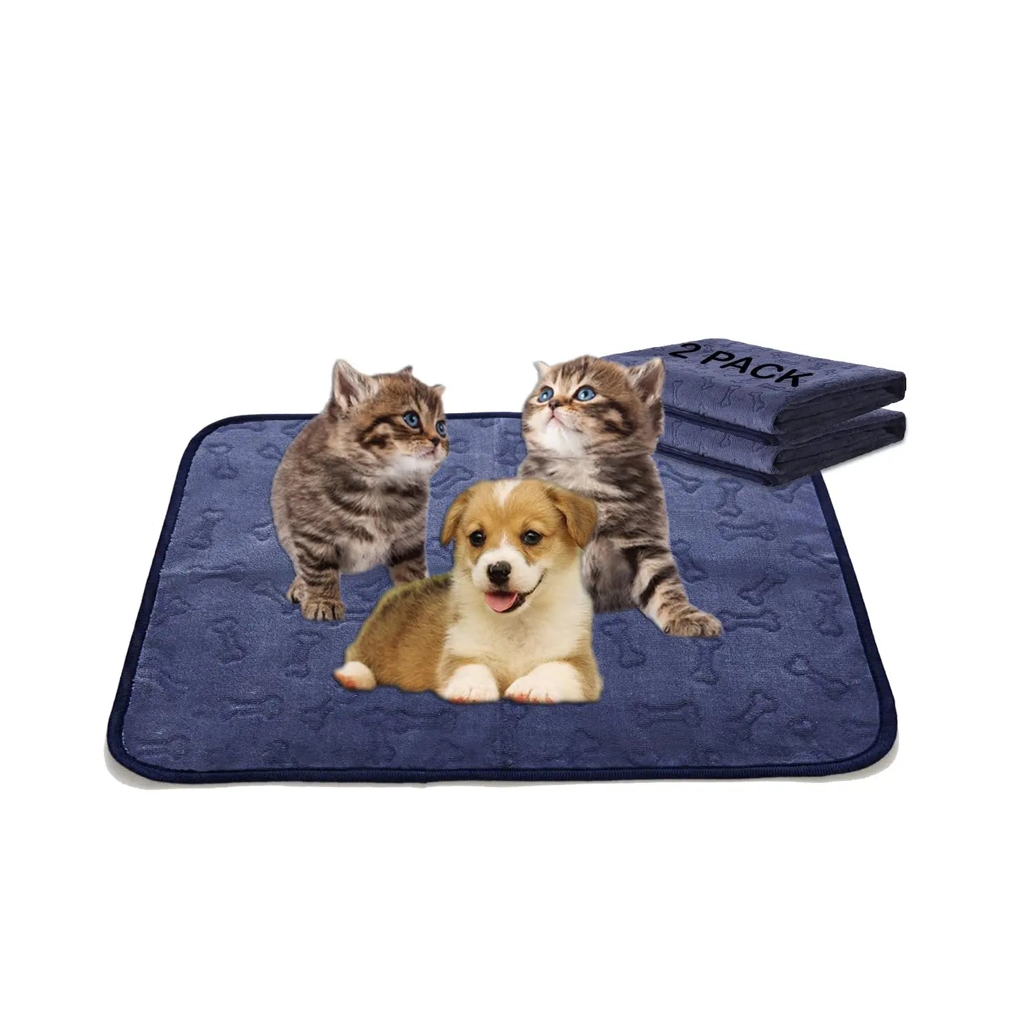 Qeils 36"X41" Washable Puppy Pee Pads | Super Absorbent, Waterproof & Reusable Non-Slip Training Mat for Floor/Crate Pet Supplies Poodle Dogs#Summervibes #Petlovers