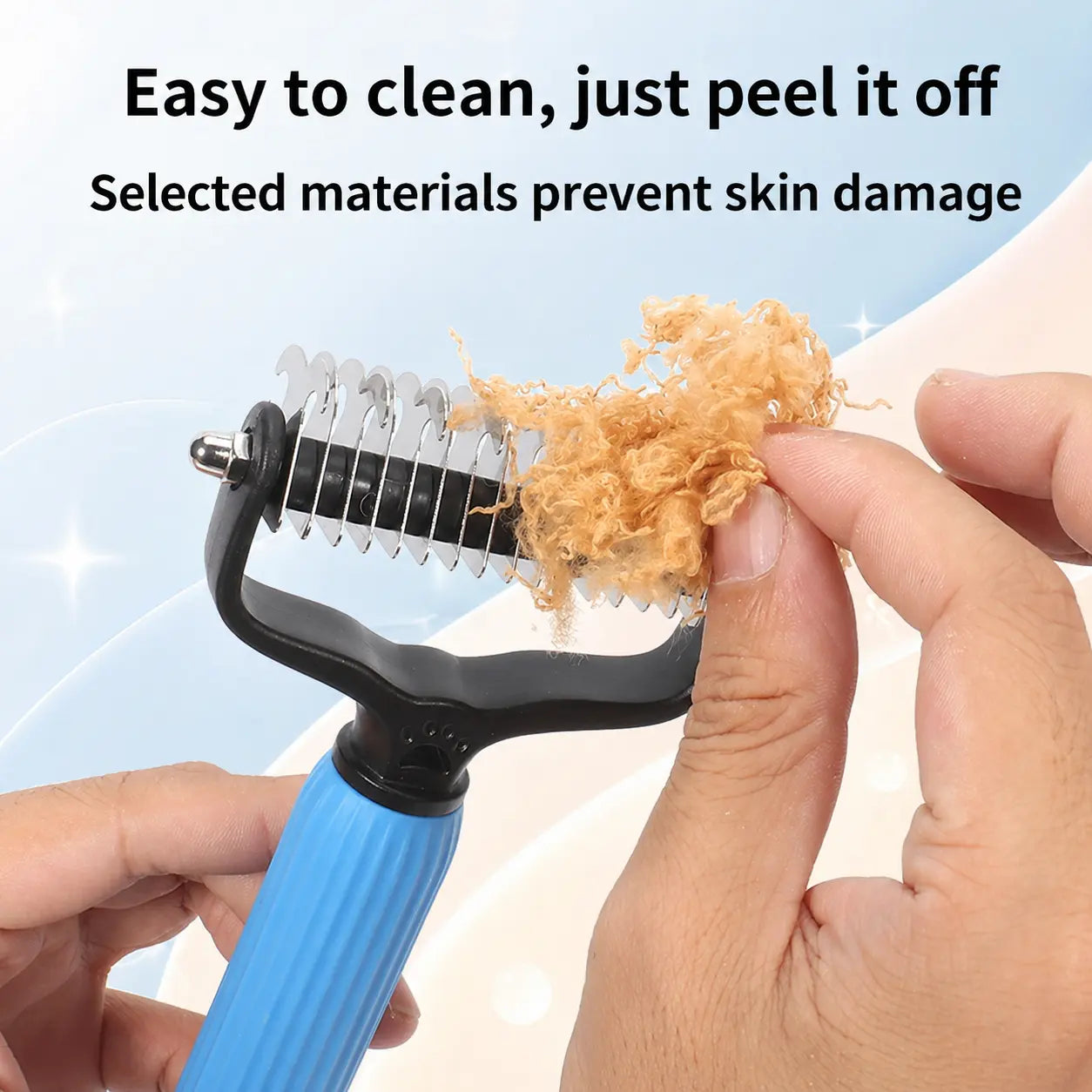 Universal Double-Sided Stainless Steel Pet Detangling Comb, Practical Dog Grooming Tool for Daily Coat Care, Effectively Removes Loose Hair and Shedding Fur, Easy to Use Essential Accessory for All Breeds of Dogs at Home