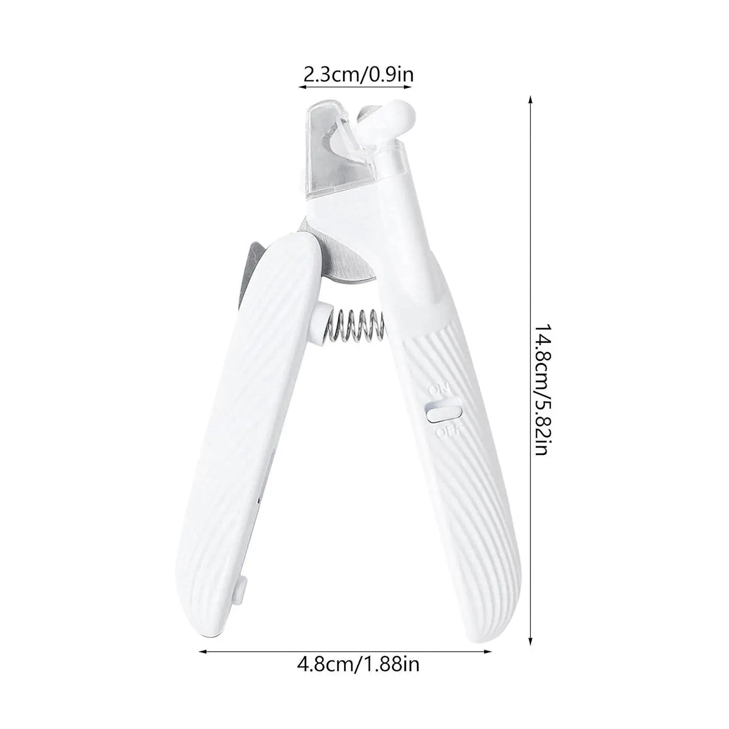2 in 1 Pet Nail Clipper, with LED Light for Pet with the Light Nails,Precise Cat & Dog Nail Trimmer for Safe Summervibes