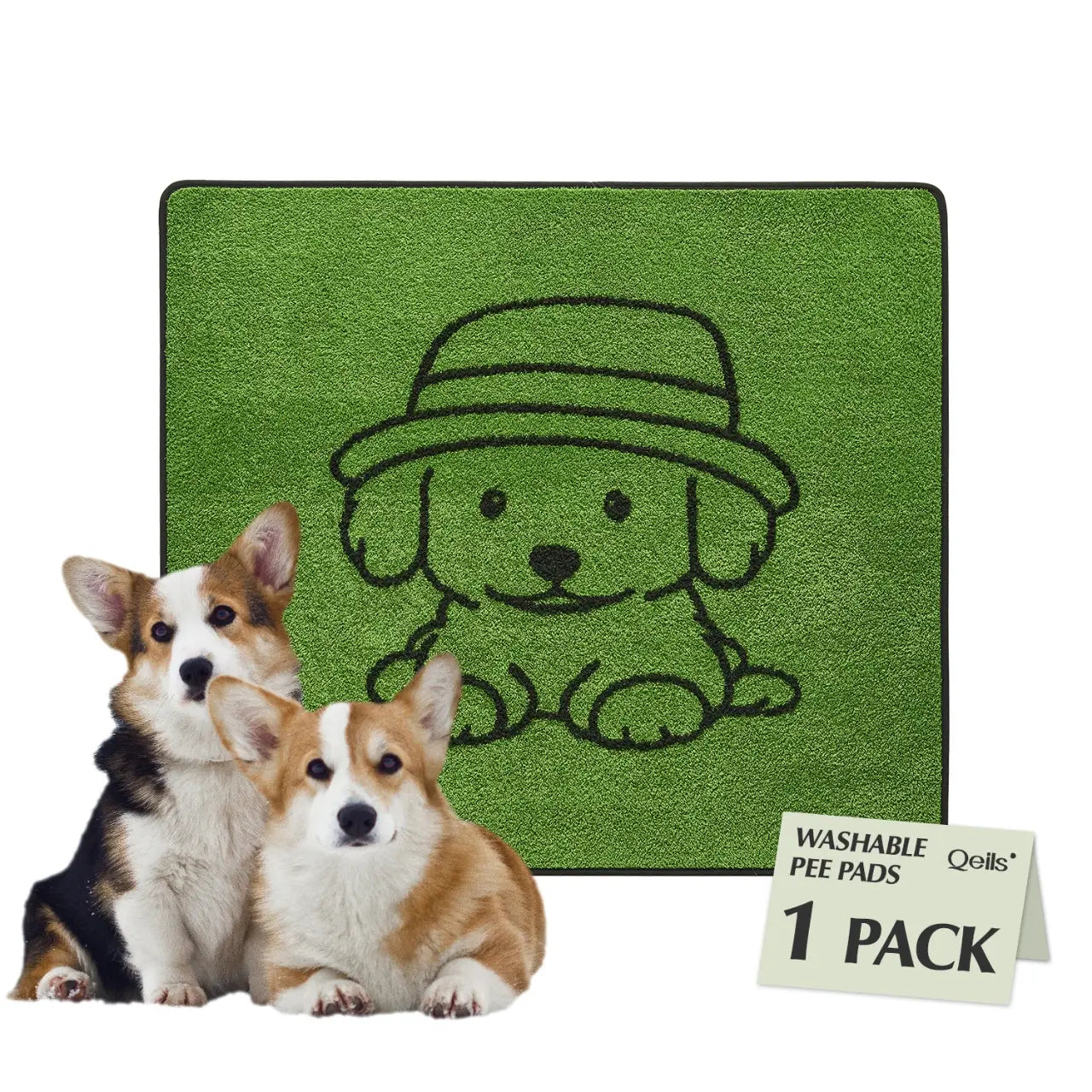 Qeils 36"X41" Washable Puppy Pee Pads | Super Absorbent, Waterproof & Reusable Non-Slip Training Mat for Floor/Crate Pet Supplies Poodle Dogs#Summervibes #Petlovers