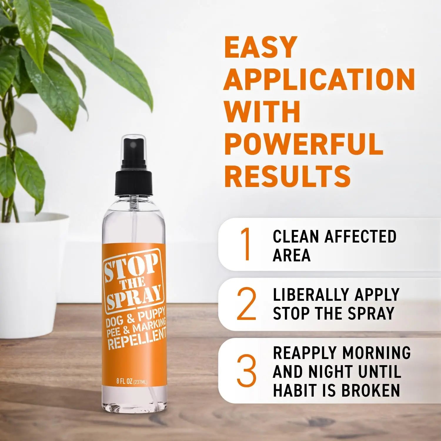 EBPP Stop the Spray - Dog & Puppy Pee Marking Repellent - Pet Training Spray - Puppy Potty Training Spray for Dogs - Dog Pee Stopper - Pee Deterrent for Dogs - No Marking Spray for Dogs Indoor