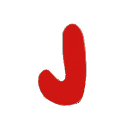 Silicone Dog Charms | Letters & Symbols for Personalized Dog Collars and Leashes - Cherry Red