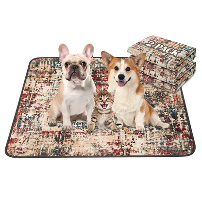 Qeils 36"X41" Washable Puppy Pee Pads | Super Absorbent, Waterproof & Reusable Non-Slip Training Mat for Floor/Crate Pet Supplies Poodle Dogs#Summervibes #Petlovers