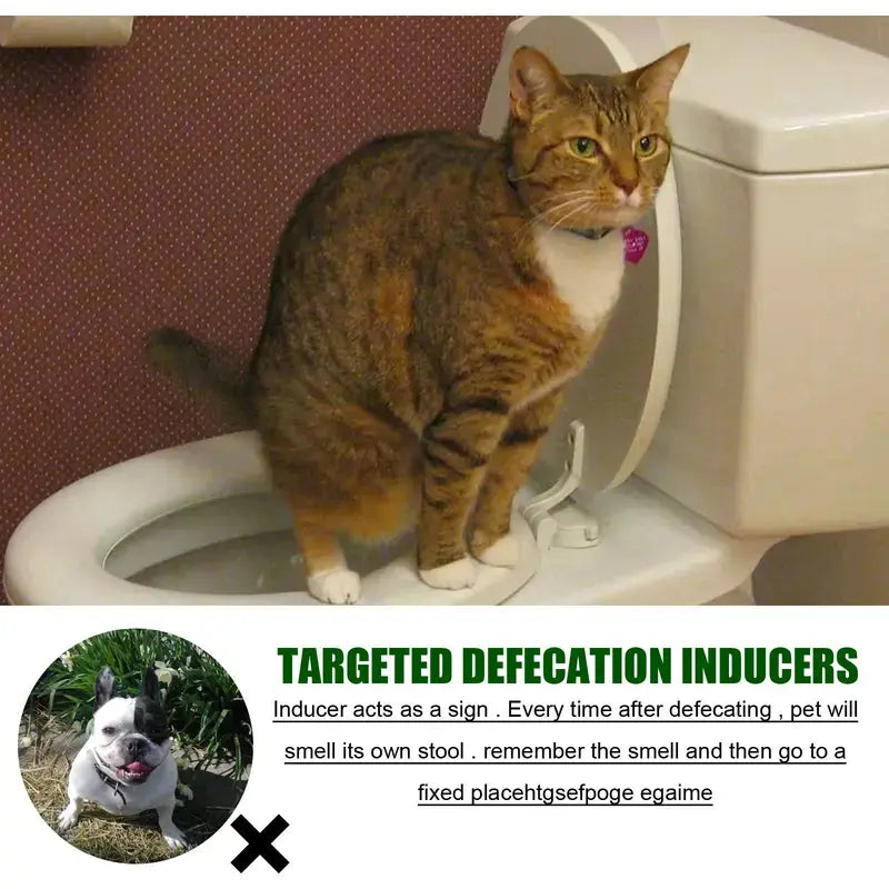 Pet Defecation Inducer Cat and Dog Toilet Supplies Toilet Training Systemlitter Pellets, Spray, Litter Tray, Litter Box, Removal,Summervibes,Petlovers