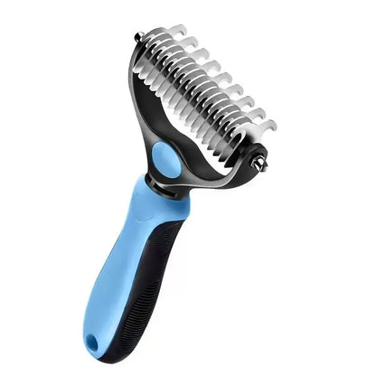 #Summervibes #Petlovers Pain-Free Dematting Undercoat Rake for Pets, Double-Sided Shedding Brush, Effective Tangles Remover Tool for Dogs & Cat Comb , Reduces Loose Hair & Mats Easily