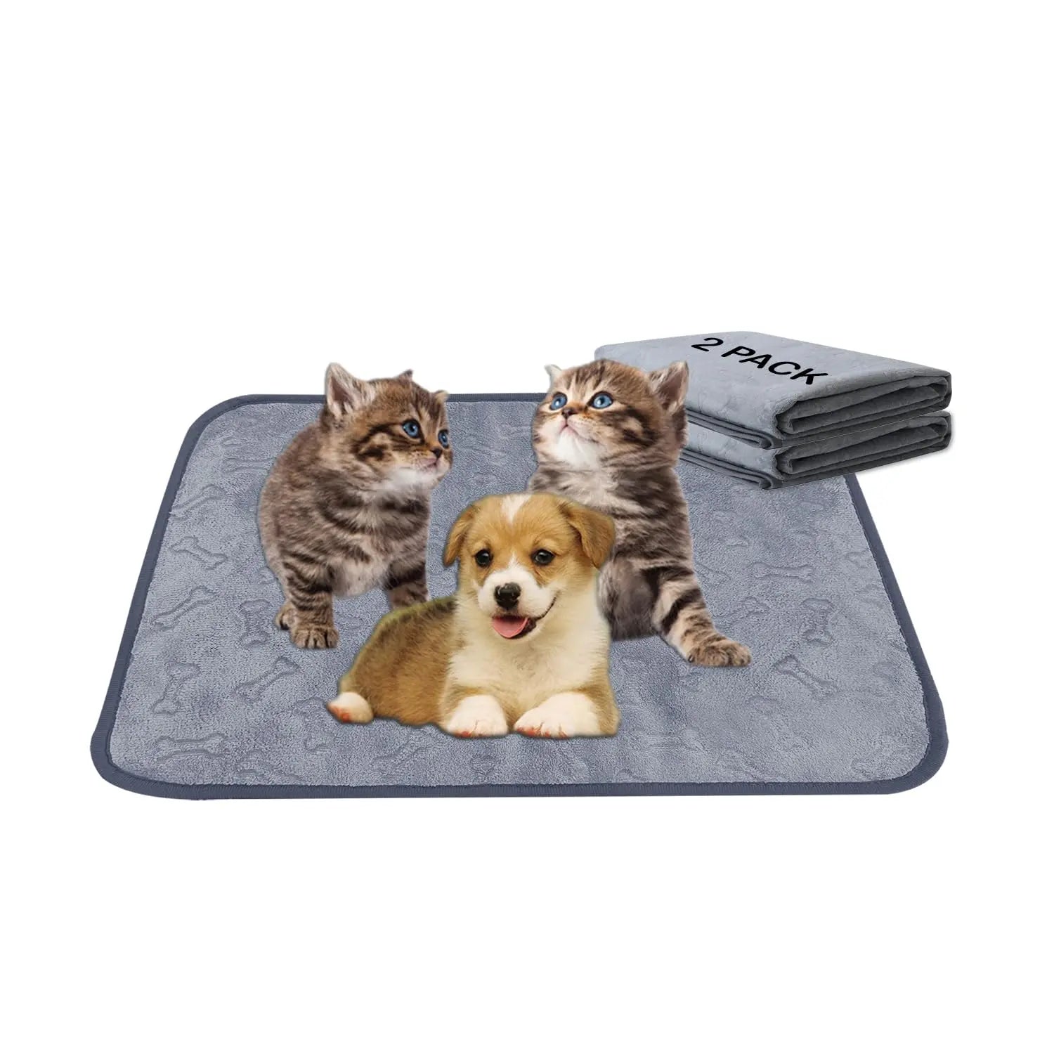 Qeils 36"X41" Washable Puppy Pee Pads | Super Absorbent, Waterproof & Reusable Non-Slip Training Mat for Floor/Crate Pet Supplies Poodle Dogs#Summervibes #Petlovers