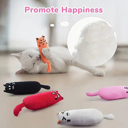 Random Color Catnip Toy, Durable Chew & Teaser Toy for Cats, Interactive Indoor Cat Teething & Scratch Toy