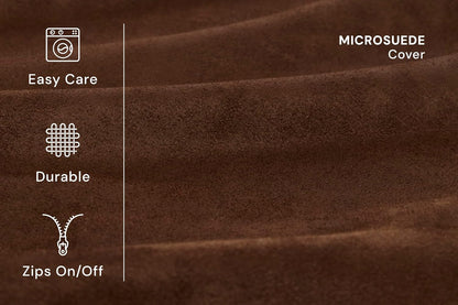 Barker Beds XL Orthopedic Dog Bed - 7" Memory Foam Mattress - 75-120 Lbs - Joint Pain & Arthritis Support - Vet Recommended, Washable Cover - Made in USA - 52"X36"X7" - Chocolate