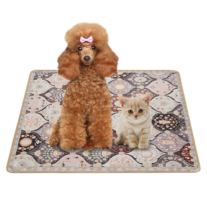 Qeils 36"X41" Washable Puppy Pee Pads | Super Absorbent, Waterproof & Reusable Non-Slip Training Mat for Floor/Crate Pet Supplies Poodle Dogs#Summervibes #Petlovers