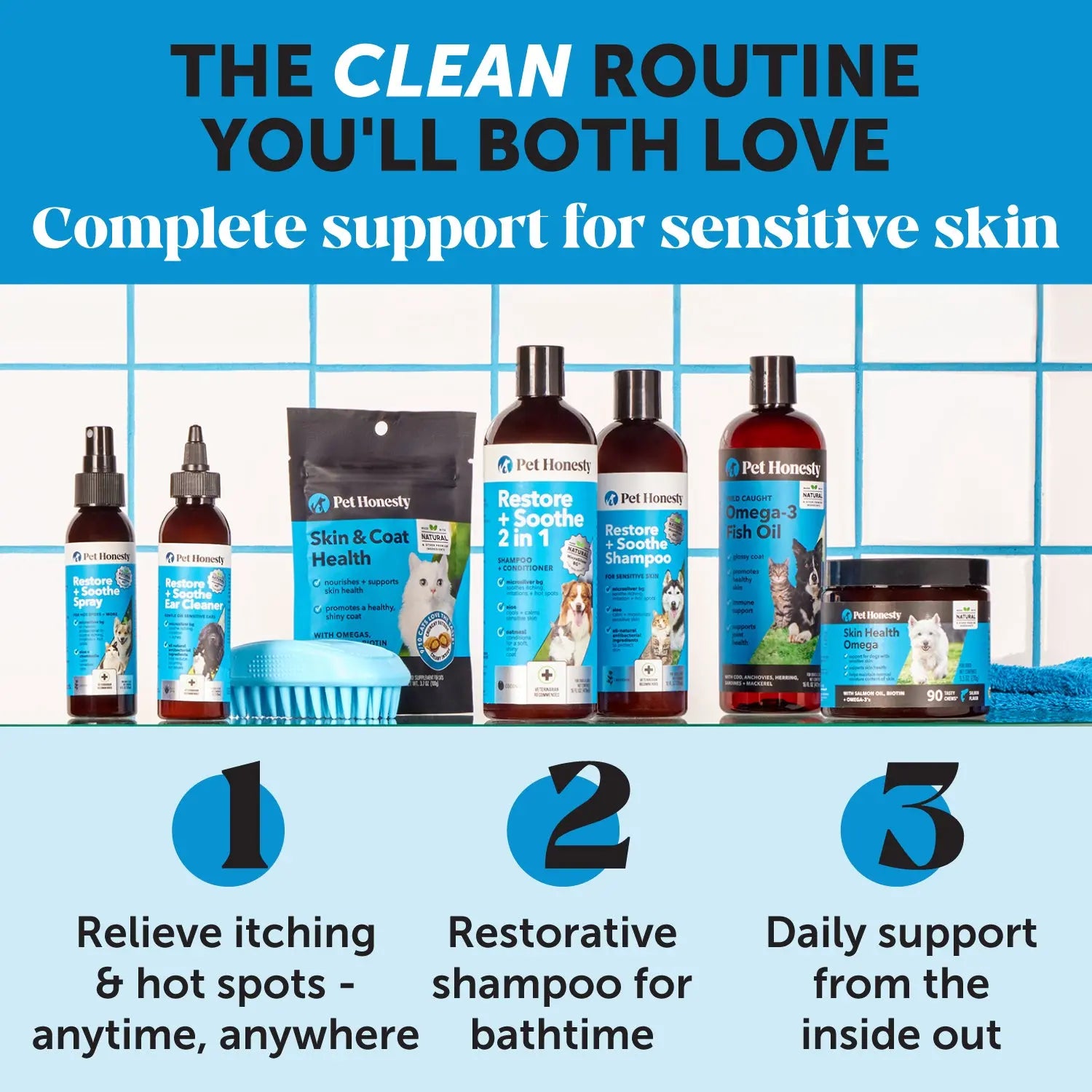 Pet Honesty Restore + Soothe Ear Cleaner (4 Ounce)
