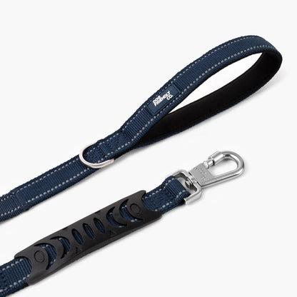 Dog Friendly Co. Bungee Dog Leash – Shock Absorbing, Reflective & Heavy Duty with Traffic Handle & Padded Grip Dog Leash