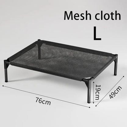 Elevated Dog Bed for Large Dogs, Portable Raised Dog Cot with Breathable Mesh, Supports up to 90Lbs, Foldable Elevated Pet Bed for Indoor & Outdoor Use Belgian Malinois,Summervibes