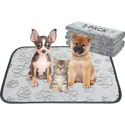Qeils 36"X41" Washable Puppy Pee Pads | Super Absorbent, Waterproof & Reusable Non-Slip Training Mat for Floor/Crate Pet Supplies Poodle Dogs#Summervibes #Petlovers
