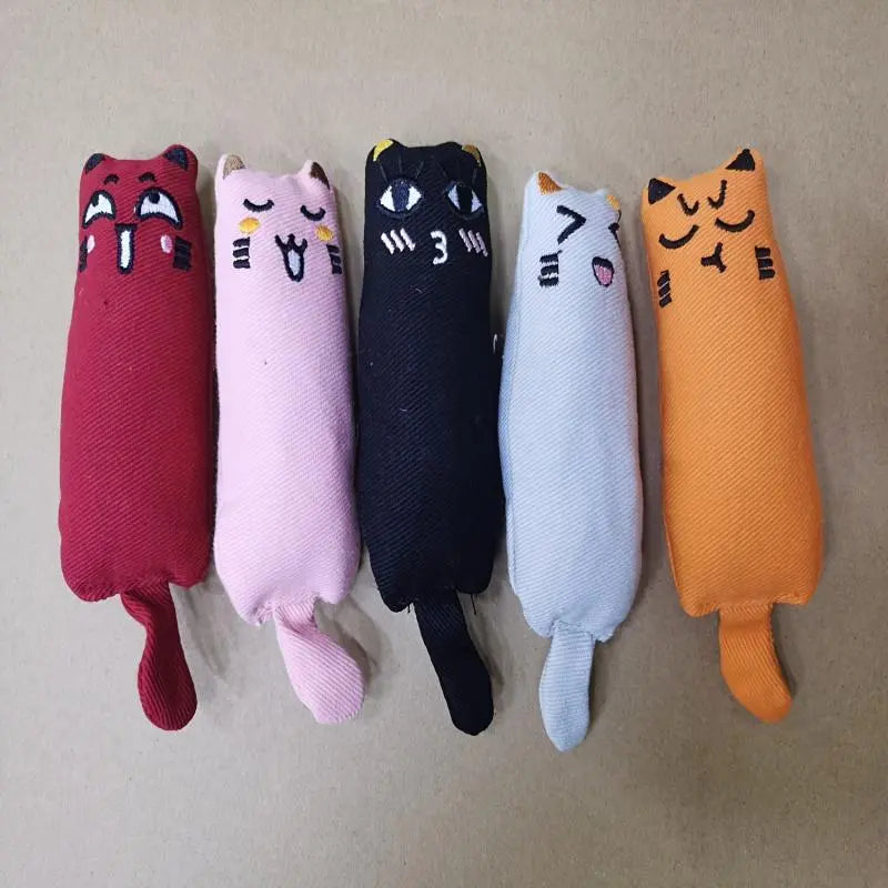 Random Color Catnip Toy, Durable Chew & Teaser Toy for Cats, Interactive Indoor Cat Teething & Scratch Toy